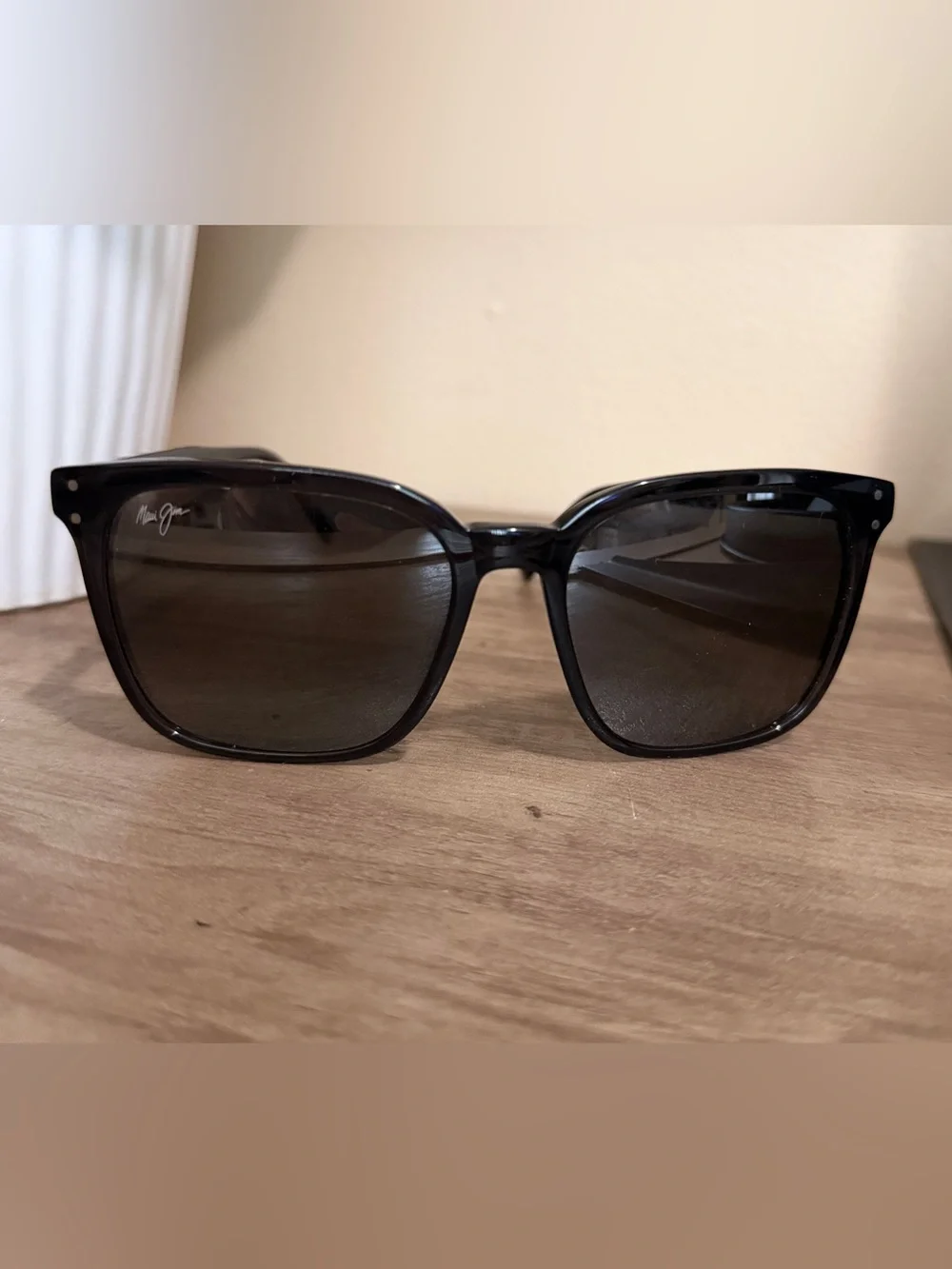 Maui Jim Westside MJ803-14G Polarized Sunglasses Dark Translucent Grey 54-18-145